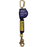 Cordage de s&eacute;curit&eacute; autor&eacute;tractable allong&eacute; Nano-Lok, 10', Dyneema, Pivotant Les Fournitures Industrielles Méga