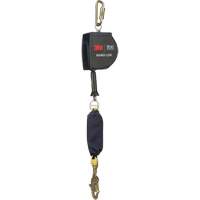Cordage de s&eacute;curit&eacute; autor&eacute;tractable allong&eacute; Nano-Lok, 15', Acier galvanis&eacute;, Pivotant Les Fournitures Industrielles Méga