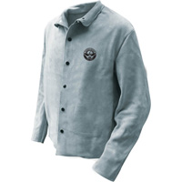 Veste de soudeur, Cuir, 5T-Grand, Gris Les Fournitures Industrielles Méga