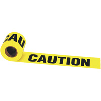 Irwin&reg; Strait-Line&reg; Barrier Tape, English, 3" W x 300' L, 2 mils, Black on Yellow Les Fournitures Industrielles Méga