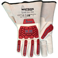 Gants en cuir de ch&egrave;vre Van 9549TPR, Moyen, Paume en Ch&egrave;vre, Poignet Manchette Les Fournitures Industrielles Méga