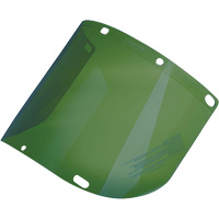 Dynamic Formed Faceshield, Polycarbonate, Green Tint Les Fournitures Industrielles Méga
