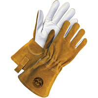 TIG Welder's Gloves, Grain Goatskin, Size X-Large Les Fournitures Industrielles Méga