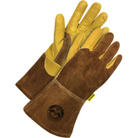 Welder's Gloves, Grain Cowhide, Size 2X-Large Les Fournitures Industrielles Méga