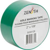 Ruban pour marquage d'all&eacute;es, 2" x 108', PVC, Vert Les Fournitures Industrielles Méga