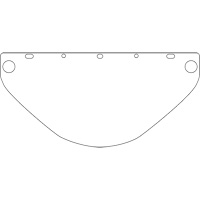 Visi&egrave;re de s&eacute;curit&eacute; universelle Dynamic, Polycarbonate, Teinte Transparent Les Fournitures Industrielles Méga