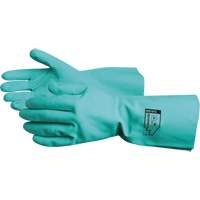 Chemstop Chemical Resistant Gloves, Size 7, 12" L, Nitrile, Flock-Lined Inner Lining, 15-mil Les Fournitures Industrielles Méga
