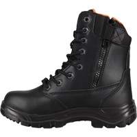 Safety Boots, Leather, Steel Toe, Size 6, Impermeable Les Fournitures Industrielles Méga