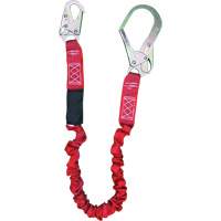 ShockSorb Internal Shock Lanyard, 6', Rebar Hook Center, Snap Hook Leg Ends, Polyester Les Fournitures Industrielles Méga