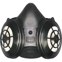 Comfort-Air&reg; 400Nx Black Half Mask without Exhalation Valve N95 Kit, Elastomer/Rubber, Small/Medium Les Fournitures Industrielles Méga
