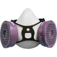 Comfort-Air&reg; 400Nx Black Half Mask without Exhalation Valve P100 Kit, Elastomer/Rubber, Small/Medium Les Fournitures Industrielles Méga