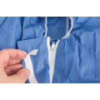 Hooded Coveralls, Medium, Blue, SMS Les Fournitures Industrielles Méga