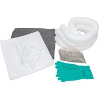 Trousse d'&eacute;quipement de lutte contre les d&eacute;versements, Huile seulement/Universel, Sac, Absorbance de 10 gal. US Les Fournitures Industrielles Méga