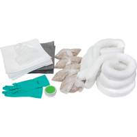 Trousse d'&eacute;quipement de lutte contre les d&eacute;versements, Huile seulement/Universel, Overpack, Absorbance de 20 gal. US Les Fournitures Industrielles Méga