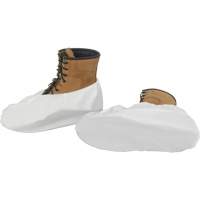 Shoe Covers, One Size, Microporous, White Les Fournitures Industrielles Méga