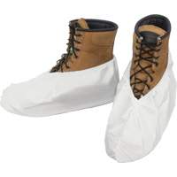 Shoe Covers, One Size, Microporous, White Les Fournitures Industrielles Méga