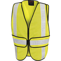 592B All-Purpose Mesh Vest, High Visibility Lime-Yellow, Polyester Les Fournitures Industrielles Méga