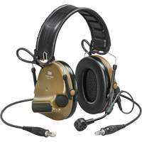 Peltor ComTac VI NIB Dual Lead Headset with Arc, Headband Style, 23 dB Les Fournitures Industrielles Méga