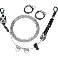 Temporary Horizontal Lifeline, Galvanized Cable Les Fournitures Industrielles Méga