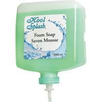 Savon apaisant &agrave; l'alo&egrave;s Kool Splash, Mousse, 1000 ml, Parfum&eacute; Les Fournitures Industrielles Méga