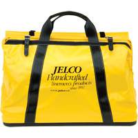 Sac de transport avec rev&ecirc;tement en vinyle, Nylon, Noir/Jaune Les Fournitures Industrielles Méga