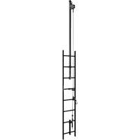 Support de rallonge de remont&eacute;e pour syst&egrave;me de cordage de s&eacute;curit&eacute; vertical Lad-Saf, Acier galvanis&eacute; Les Fournitures Industrielles Méga