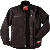 Blouson classique GridIron, Hommes, Petit, Noir Les Fournitures Industrielles Méga