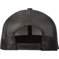 Casquette &agrave; patte pressionn&eacute;e GridIron, Noir, Coton/Nylon/Polyester Les Fournitures Industrielles Méga
