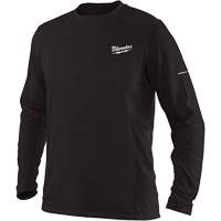 Workskin Long Sleeve Shirt, Men's, Small, Black Les Fournitures Industrielles Méga