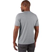 Hybrid Work Tee Shirt, Men's, Small, Grey Les Fournitures Industrielles Méga