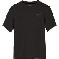 Hybrid Work Tee Shirt, Men's, Small, Black Les Fournitures Industrielles Méga