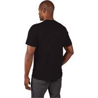 Hybrid Work Tee Shirt, Men's, Small, Black Les Fournitures Industrielles Méga