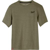 Hybrid Work Tee Shirt, Men's, Small, Green Les Fournitures Industrielles Méga