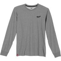 Hybrid Work Tee Shirt, Men's, Small, Grey Les Fournitures Industrielles Méga