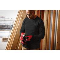Hybrid Work Tee Shirt, Men's, Small, Black Les Fournitures Industrielles Méga