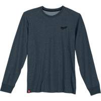 Hybrid Work Tee Shirt, Men's, Small, Blue Les Fournitures Industrielles Méga