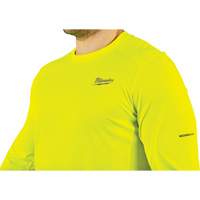 Workskin Lightweight High Visibility Shirt, Men's, Small, Yellow Les Fournitures Industrielles Méga