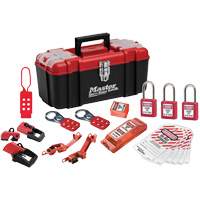 Trousse de cadenassage avec serrures en thermoplastique Zenex, Ensemble &eacute;lectrique, 20 composants compris Les Fournitures Industrielles Méga
