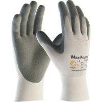 ATG MaxiFoam&reg; Premium Seamless Knit Gloves, Large, Nitrile Coating, 15 Gauge, Nylon Shell Les Fournitures Industrielles Méga