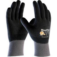 ATG MaxiFlex&reg; Ultimate Touchscreen Compatible Gloves, Large, Nitrile Coating, 15 Gauge, Nylon/Elastane Shell Les Fournitures Industrielles Méga