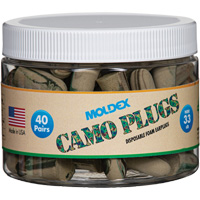 Camo Earplugs, Bulk - Canister Les Fournitures Industrielles Méga