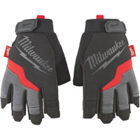 Performance Fingerless Gloves, Synthetic Palm, Size Small Les Fournitures Industrielles Méga