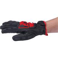 Goatskin Impact Gloves, Medium, Grain Leather Palm Les Fournitures Industrielles Méga