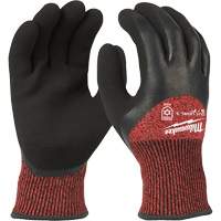 Gants dhiver r&eacute;sistant aux coupures, T-Grand, Calibre 15, Rev&ecirc;tement Latex de caoutchouc, ANSI/ISEA 105 niveau 3 Les Fournitures Industrielles Méga