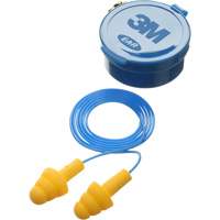 E-A-R Ultrafit Premolded Earplugs, Corded, Pair - Plastic Case, 25 dB NRR, One-Size Les Fournitures Industrielles Méga