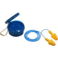 E-A-R Ultrafit Premolded Earplugs, Corded, Pair - Plastic Case, 25 dB NRR, One-Size Les Fournitures Industrielles Méga