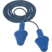 E-A-R Ultrafit Premolded Earplugs, Corded, One-Size, Bulk - Polybag, NRR 25 dB NRR dB Les Fournitures Industrielles Méga
