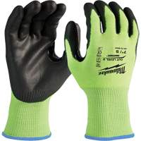 Gants haute visibilit&eacute; r&eacute;sistant aux coupures, Petit, Calibre 15, Rev&ecirc;tement Nitrile/Polyur&eacute;thane, ANSI/ISEA 105 niveau 2 Les Fournitures Industrielles Méga
