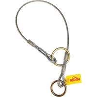 Cable Dual-Ring Adaptor, Tie-Off, Temporary Use Les Fournitures Industrielles Méga