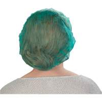 Bouffant Caps, Polypropylene, 21", Green Les Fournitures Industrielles Méga